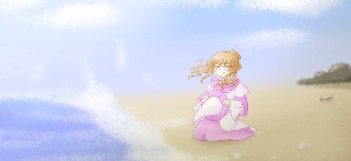 contrarymaeri's tweet photo. The gentle healer resigns herself to her fate, to join the fish in the sea... https://t.co/Z7P36ItsWh