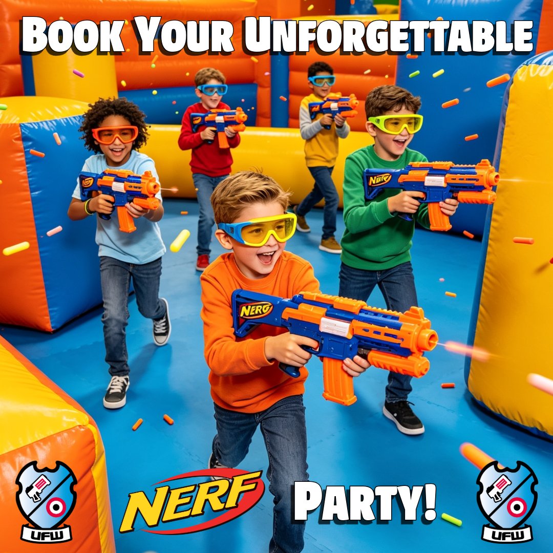 JellyBeanEvnts's tweet photo. Book your Unforgettable Nerf Party today! https://t.co/Wb025Xhp3i #nerf #nerfwar #nerfchallenge #nerfparty #nerfparties #kidsparty #kidspartyideas #kidsparties #childrensparty #childrensparties #childrenspartyideas #childrenspartyentertainment #ultimatefoamwars https://t.co/yiLNILFEXR