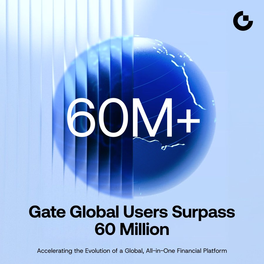 GateSquare_EN's tweet photo. Gate just hit 60M users! 🎉

How long have you been here? What was your first trade—and was it a win or loss? 👀

🎁 6 winners get 1 GT each.

✅ Follow @Gate__Square  @GateSquare_EN
❤️ Like + repost
💬 Drop your Gate story below
#Gate60M #Gate https://t.co/nJz4ENqwVp