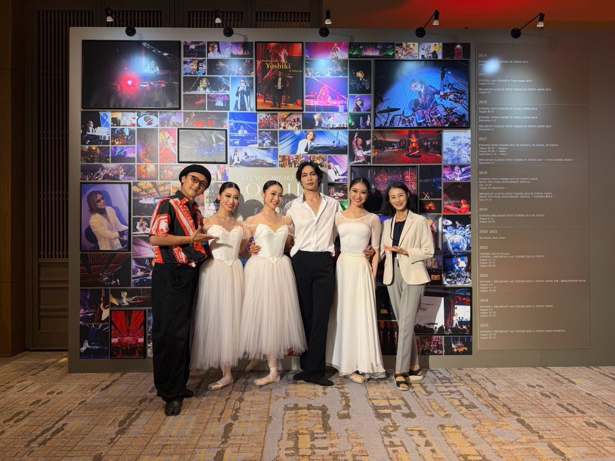 tokyocityballet's tweet photo. 🎹🌹✨
𝑬𝑽𝑬𝑵𝑰𝑵𝑮 / 𝑩𝑹𝑬𝑨𝑲𝑭𝑨𝑺𝑻 𝒘𝒊𝒕𝒉 𝒀𝑶𝑺𝑯𝑰𝑲𝑰
𝟐𝟎𝟐𝟔 𝒊𝒏 𝑻𝑶𝑲𝒀𝑶 𝑱𝑨𝑷𝑨𝑵 𝟏𝟎𝟎𝒕𝒉 𝑫𝑰𝑵𝑵𝑬𝑹 𝑺𝑯𝑶𝑾 𝑪𝑬𝑳𝑬𝑩𝑹𝑨𝑻𝑰𝑶𝑵

グランドハイアット東京にて開催されたYOSHIKIさんのディナーショーに、#東京シティ・バレエ団 のダンサーが出演しました✨ https://t.co/uq7iHn0S3F