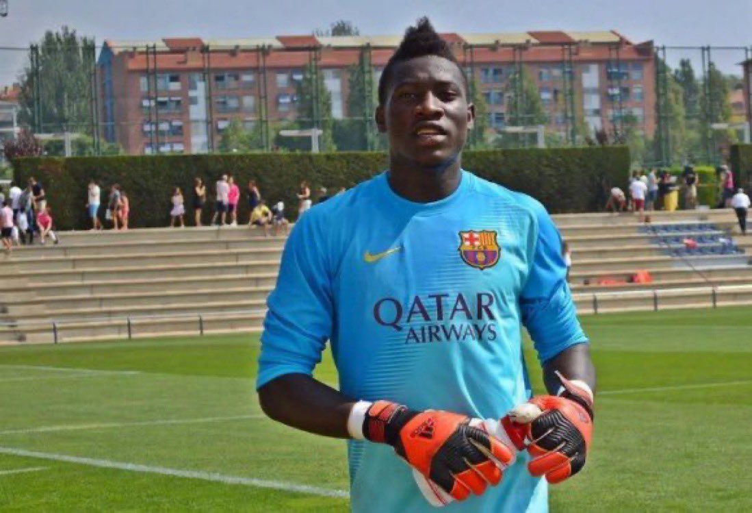 thedukeofmadrid's tweet photo. But why do Barcelona fans always hide Onana whenever they’re talking about La Masia talents? 😭😂 https://t.co/cjG6NUdfQL