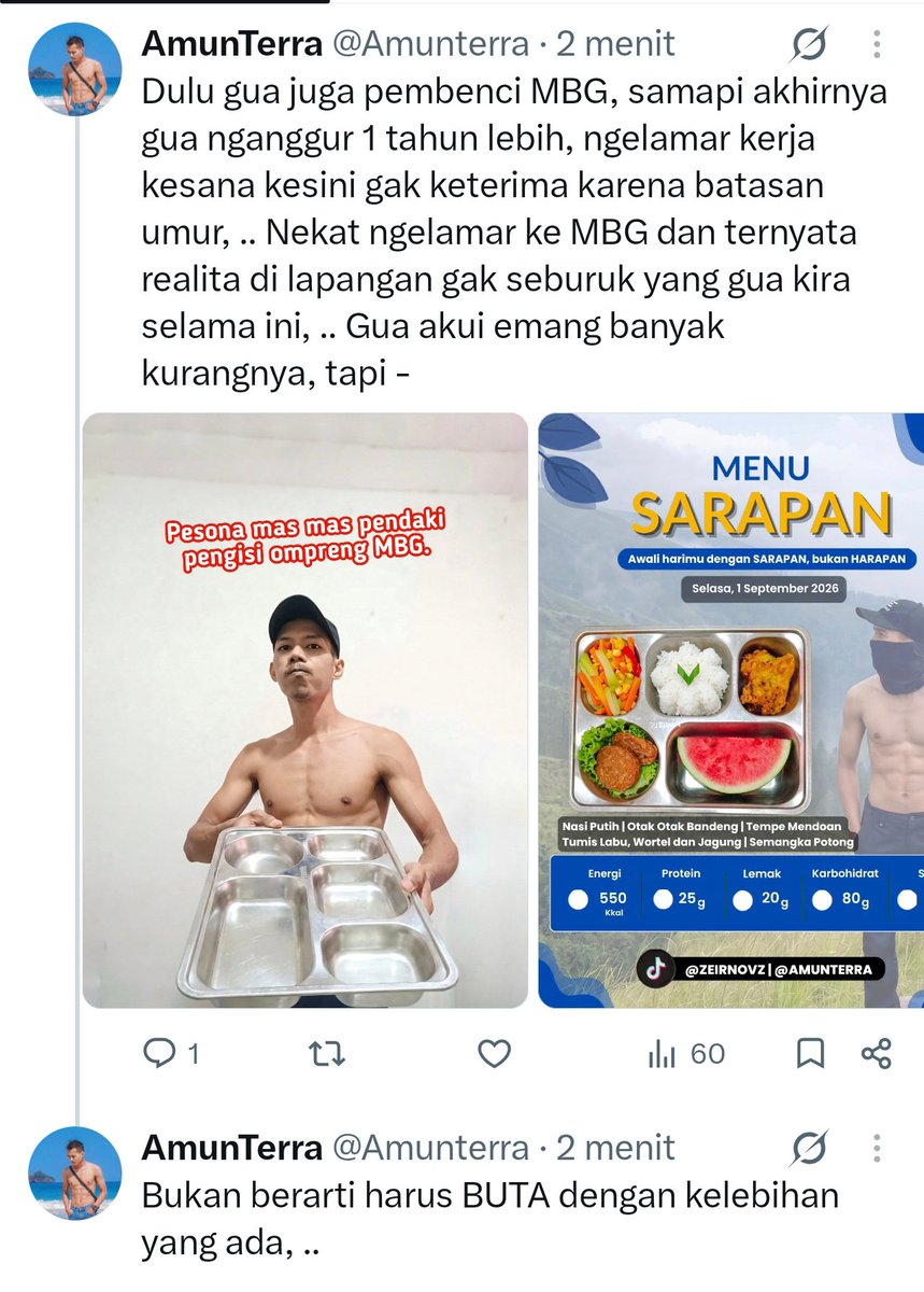 menuembegejelek's tweet photo. He'em, iye iye, Bang. Maaf, yee. Tapi sorry bangett nih, Bang. Lu apa-apa emang kudu kaga pake baju begini kah? Apa begimane? Btw, cek gopaynya yak. Sorry kaga bisa support banyak-banyak. Sehat-sehat terus, Bang. 🙏🏻 https://t.co/eITJYKxIvD