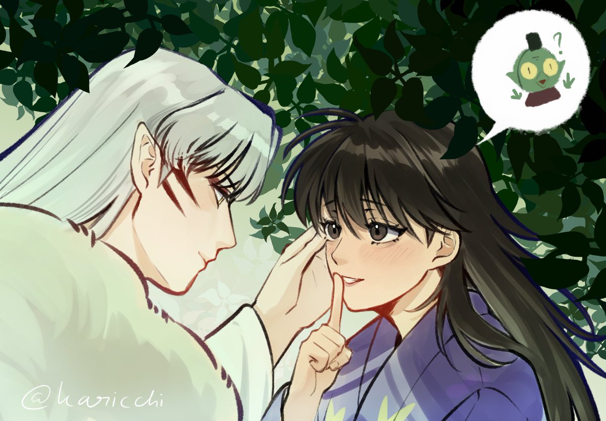 Ibicchie's tweet photo. Hide from who?👀

Sesshomaru and Rin https://t.co/rw8Gkrq0hb