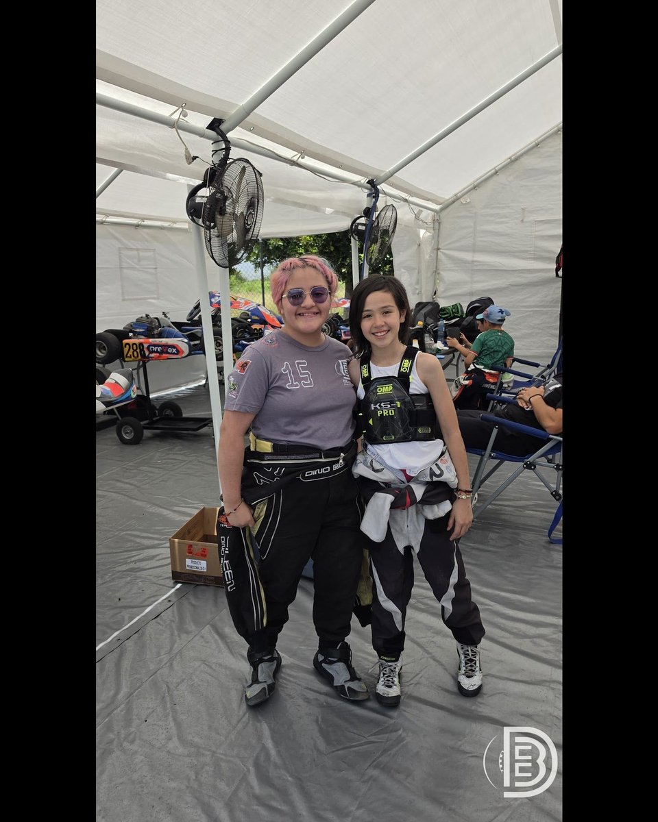 AliceStire's tweet photo. Sharing the track with Emma García was an incredible experience. Between laps, laughter, and pit stops, we learned and had an amazing time. That’s karting at full speed! https://t.co/UMurjwmwUx