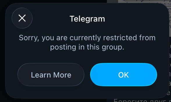 realaaa's tweet photo. whoa @telegram how does your CSAM moderation work? 

I reported some horrible comments in a group, then used AU Reports bot - sent links etc

nek moment - my account is limited as suspected Spam bot? 

Realised that I cannot post to groups, which side are you guys on ?? https://t.co/leE7HUPt1n
