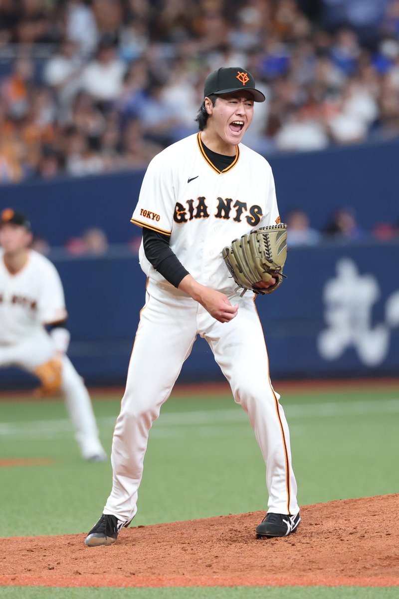 TokyoGiants's tweet photo. 【六回表】巨人 0-0 DeNA

#西舘勇陽 投手は、一死一、二塁の得点圏にランナーを背負うも、後続を抑え得点を与えず👍 https://t.co/sQTxHRzWvU