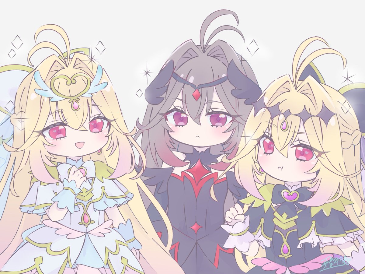 Hiu_doll_K3s's tweet photo. #precure 
#たんプリ

変身いろいろ
※表情はイメージですm(__)m https://t.co/pWnVxc6HwO
