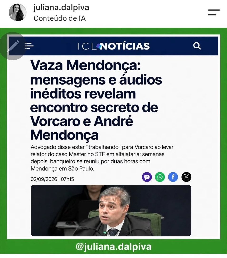 PedroRonchi2's tweet photo. Quando o André Mendonça vai se declarar impedido no processo? https://t.co/VTh8GGfEMc