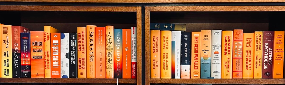 davidwengrow's tweet photo. We lost David Graeber six years ago today, but the work is unstoppable. He’d have wanted me to hurry up and get on with the next instalment of our new history of humanity, so .. it’s back to work. RIP, dear David. https://t.co/LOn5UyYEUf