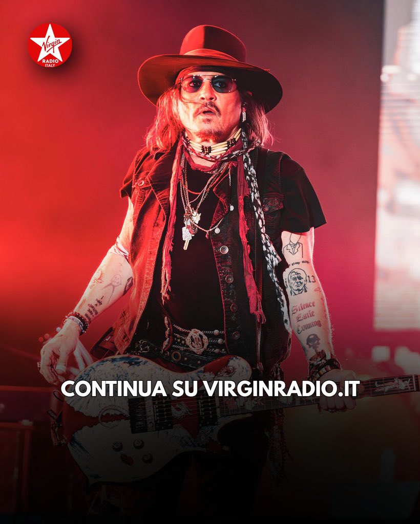 johnnydeep021's tweet photo. Johnny Depp
Hollywood Vampires
Milan 

📸cr: virginradioit https://t.co/P6wJTgaHxA