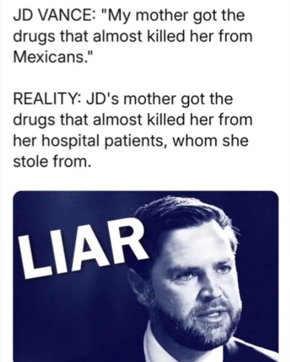 AnnieForTruth's tweet photo. Not only is JD Vance a hillbilly and couch f^cker, he’s a big LIAR! https://t.co/kmleEhZQM0