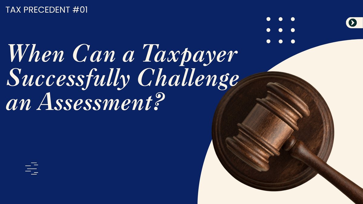 WainainaCharles's tweet photo. Tax Precedent #01

In KRA v Maluki Kitili Mwendwa [2021] KEHC 4148 (KLR), the High Court affirmed that a taxpayer bears the burden of proving an assessment incorrect.

But the evidential burden can shift once credible evidence is produced.

Challenge assessments with evidence! https://t.co/oe9rNKpxcO