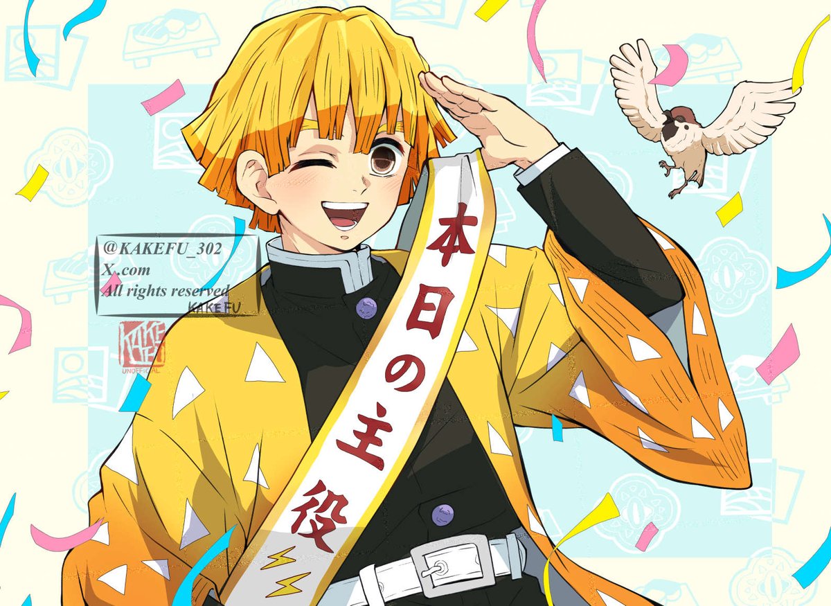 kakefu_302's tweet photo. 俺に惚れちゃダメだゼ⭐️
#我妻善逸誕生祭2026
#我妻善逸生誕祭2026 https://t.co/v0PkTCXdBA