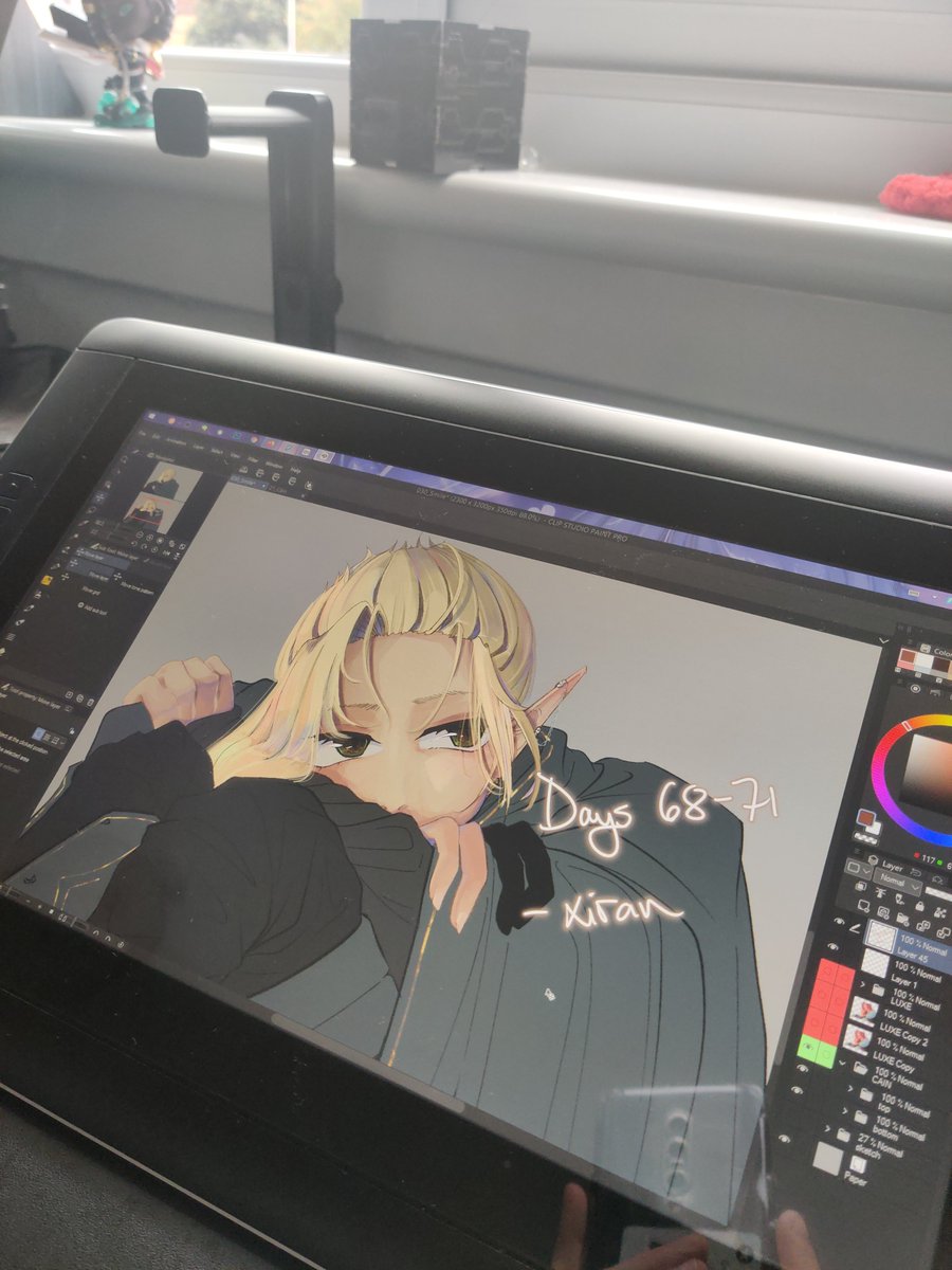 xiran_art's tweet photo. Days 68-71, ft. Cain, from my story.
At least I didn't break my fingers, right?
(I fell down the stairs 2d ago and broke 2 toes)
#DesecrateArt #CainSlate #oc #originalcharacter https://t.co/0qfrqx2Cew