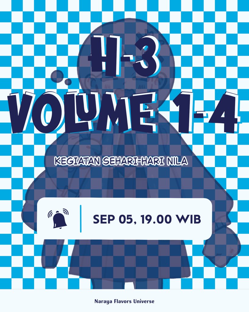 NarayaFlavors's tweet photo. 🔜 3 HARI LAGI!!
Siapa nih yang udah nungguin cerita Nila? 👀💙

🗓️ 05 September
⏰ 19.00 WIB

Jangan lupa standby yaaa!! ✨ https://t.co/e0eqjfebMg