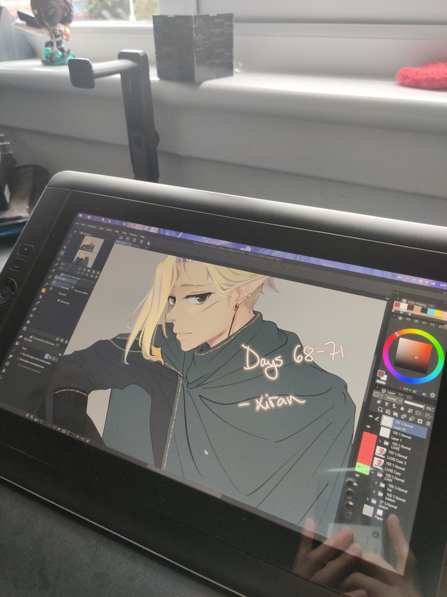 xiran_art's tweet photo. Days 68-71, ft. Cain, from my story.
At least I didn't break my fingers, right?
(I fell down the stairs 2d ago and broke 2 toes)
#DesecrateArt #CainSlate #oc #originalcharacter https://t.co/0qfrqx2Cew