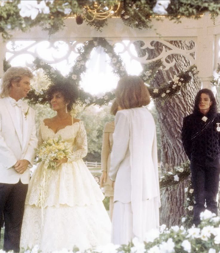 pyttome's tweet photo. michael at elizabeth taylor's wedding ˖  ݁ https://t.co/yYF9ZrsxBf