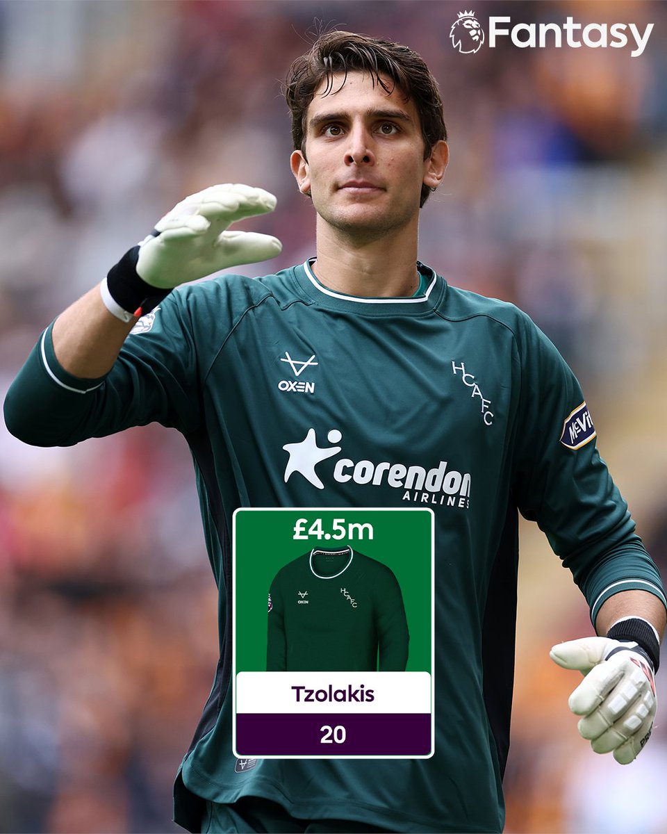OfficialFPL's tweet photo. No goals conceded in the first two Gameweeks ❌

Are you considering Konstantinos Tzolakis at just £4.5m? 💰 https://t.co/BDZSpWs3nU