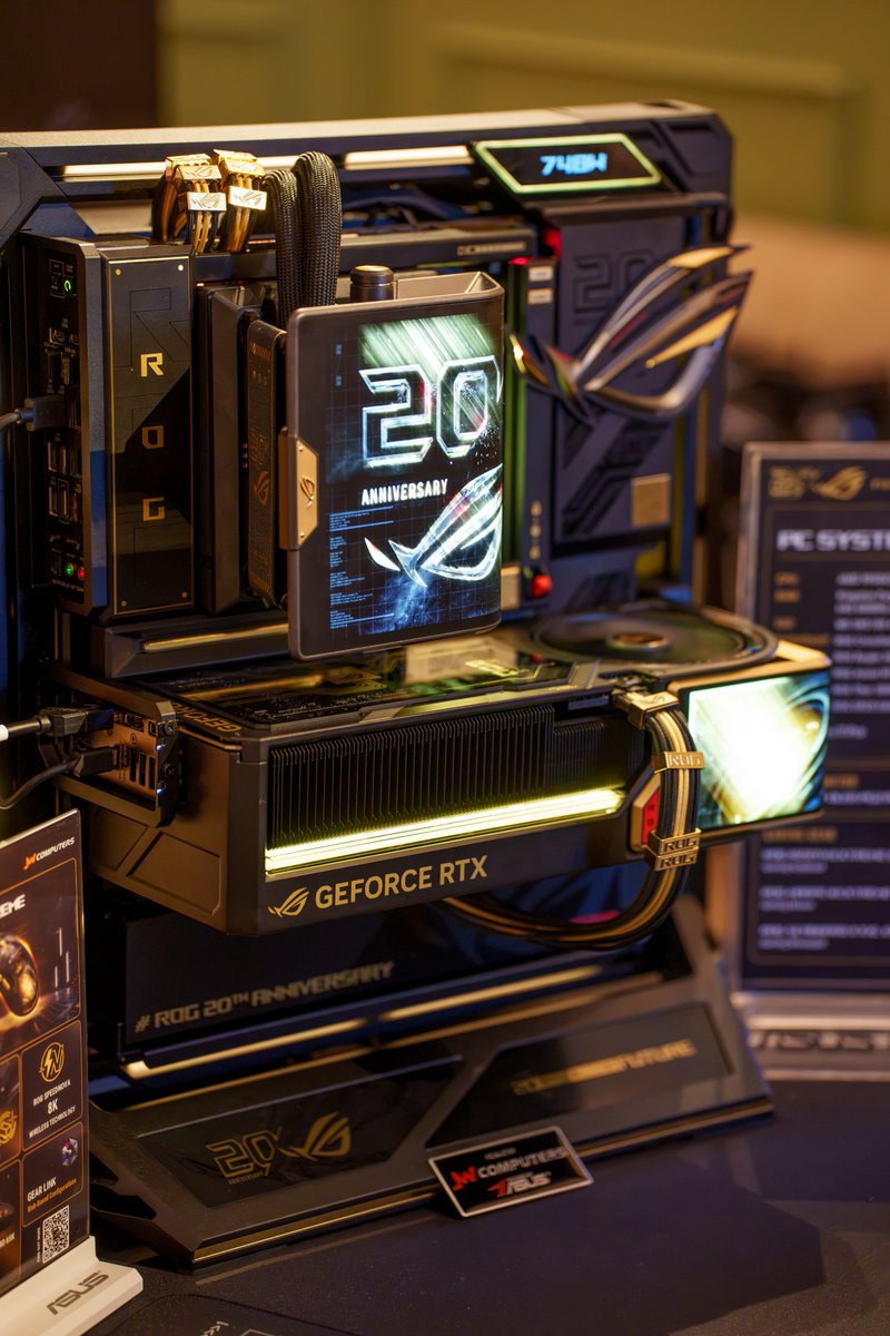 tjbruce17594's tweet photo. Happy #ROG20thAnniversary! 🎉

Thank you to @ASUSAU for inviting us to celebrate 20 years of ROG! 

We were amazed to see first hand the exciting Edition 20 line of greatness and what ROG means to players, creators &amp; gamers alike

@ROG_ANZ #ROG #ForThoseWhoDare https://t.co/MesgFNbtZ5
