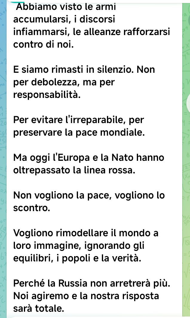 anubi77787292's tweet photo. IMPORTANTE 🛑🛑🛑

Messaggio d'emergenza di PUTIN  a tutti i cittadini stranieri in Ucraina e ai cittadini ucraini che hanno a cuore la propria vita. 
Trad,dal russo 
mio canale 
Ne segue ancora uno,la conclusione 
Vi chiedo di leggere attentamente, grazie https://t.co/0f1JD8mPm3