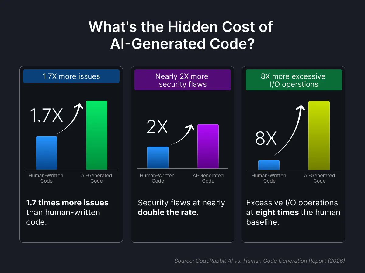 WaveMaker's tweet photo. Enterprises need AI that works for them, without wrestling with bugs or security fears. Deterministic outcomes will become a top-priority to adopt AI tools.   

See how WaveMaker bypasses the flaws of 
AI-generated code with a Two-Pass coding system: https://t.co/AqK18l84Ko https://t.co/nMLTXP6Uti