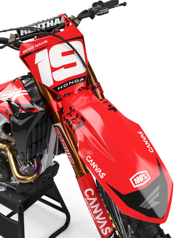 JoneCoston's tweet photo. Customize your Honda CRF450 or CRF250 with our glossy vinyl graphics. Ideal for street, dual-sport, and off-road riding. Add your race number and name for a personal touch. Durable and easy to apply. https://t.co/H94WPlnLTC