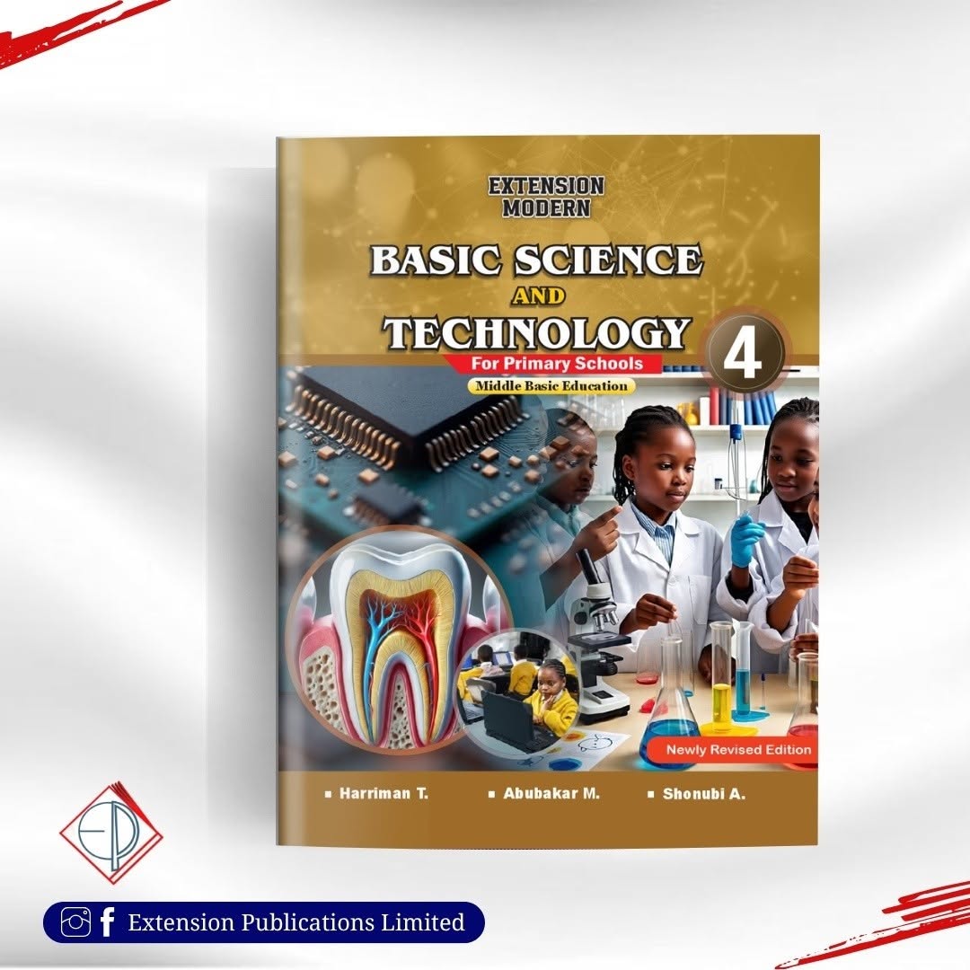 EXTENSIONPUB's tweet photo. Extension Modern Basic Science and Technology for Primary Schools Books 4-6 are originated in strict compliance with the newly revised Nigerian Educational Research and Development Council (NERDC) curriculum. https://t.co/MvMhVatQEL