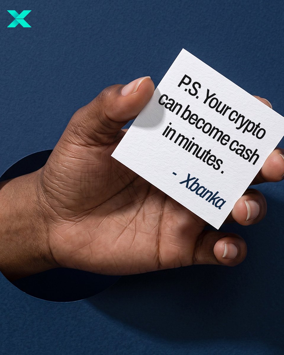 Xbankang's tweet photo. Just a little reminder ๐
When you're ready to cash out your crypto, Xbanka is ready.
Fast payouts. Great rates. No stories. ๐ธ
Ready now? DM us or visit our website to trade. (link in bio)
#Xbanka #GiftCardToNaira #BestRates #TradeSmart https://t.co/dWCUupKMnn