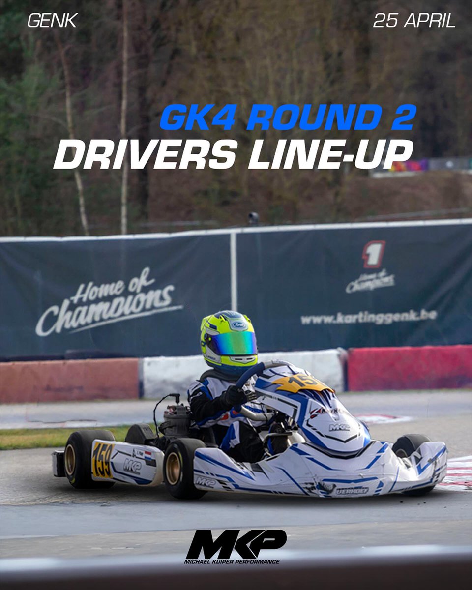 LavoniaLin2rb's tweet photo. Our drivers are ready to race! This weekend, they’ll go full throttle at the Genk kart circuit for round two of the GK4 Kart Series. https://t.co/5VcFgpub06