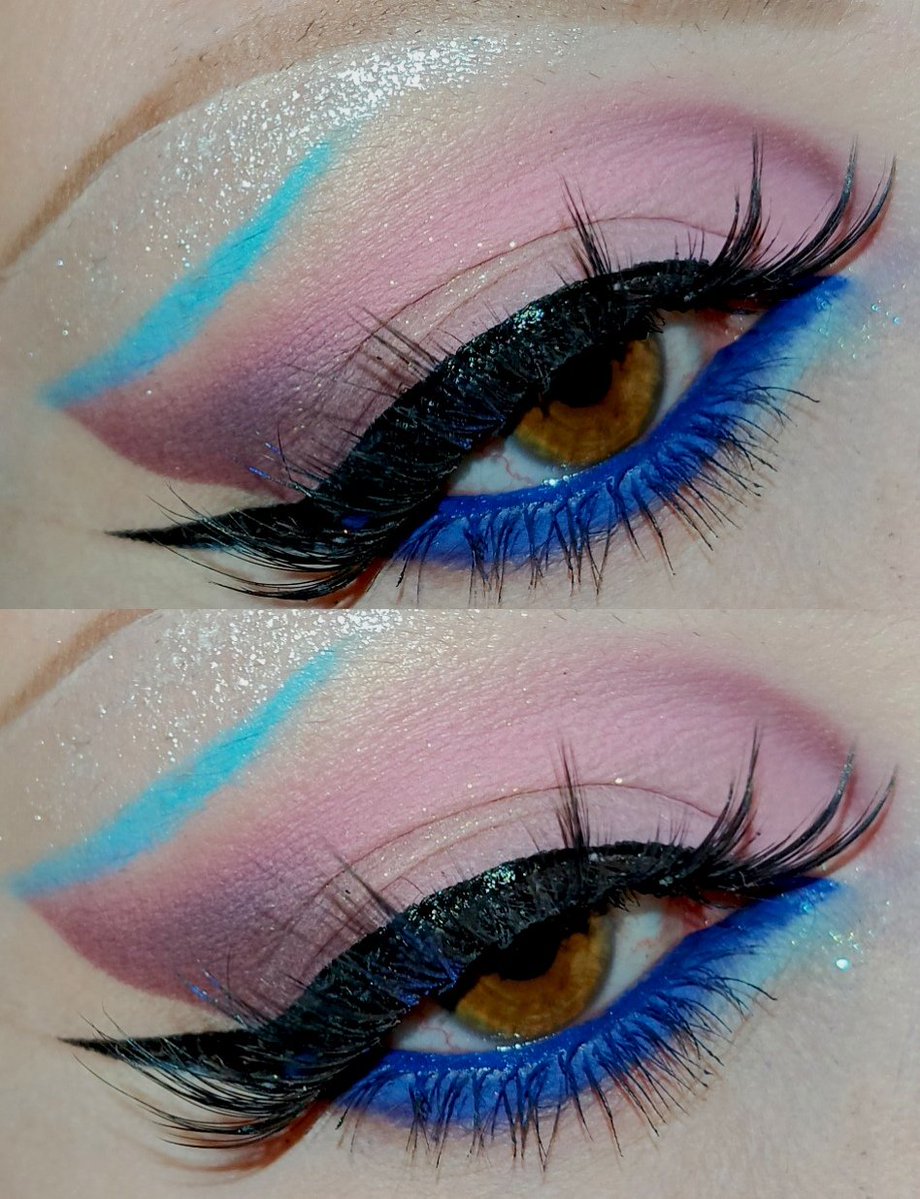 trshflshlss's tweet photo. Influence beauty butterfly effect. 
Influence beauty cyberwing. 
B.colour starwalker. 
Ucanbe Athena painting palette. 
#макияж https://t.co/XEDjQPOIWa