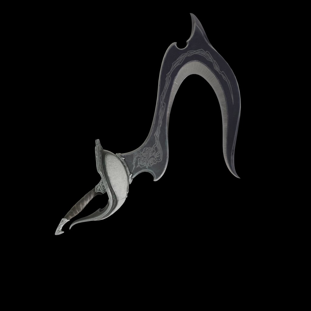 BrelfTV's tweet photo. @livio_art @Shincry I think the SnS is Rakna Kadaki, the Dual Blades seem to be Lala Barina. Whilst there isn't a Rakna Kadaki SnS in Rise the webbing coming off of the shield as well as the overall Gothic silhouette gives Rakna vibes https://t.co/StG3sPygMY