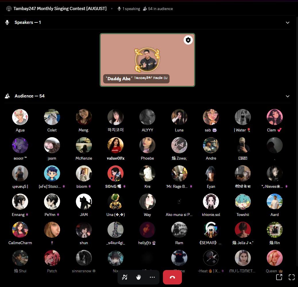 tmby247's tweet photo. Wow! So many attendees joining our Monthly Karaoke Contest hosted by @DaddyAbeRadio! 🎤🎶 The room is filled with amazing energy and excitement as everyone comes together to enjoy music, showcase their talent and have fun with the Tambay247 community. https://t.co/5k81thcIHQ