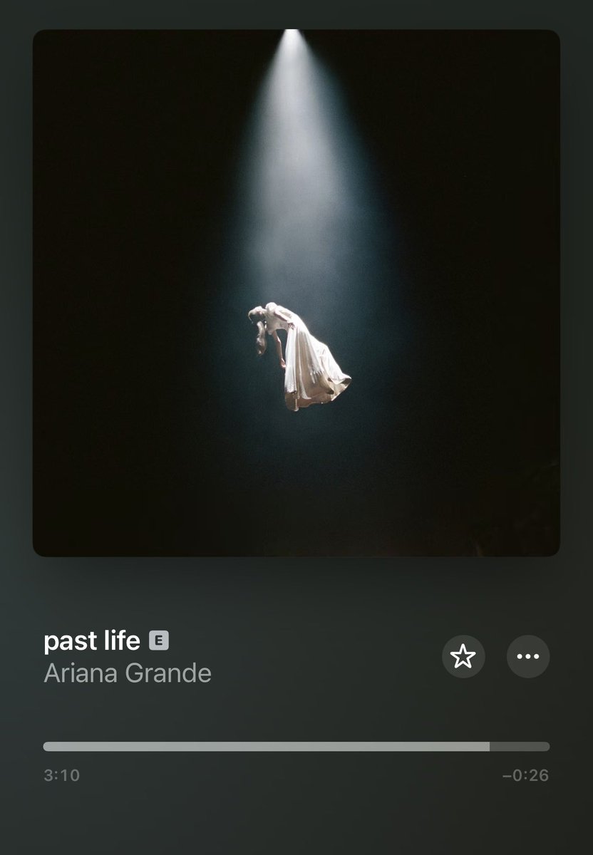 warningspines's tweet photo. ariana song of the day . ꕤ ｡˚⋆
past life or oh well? https://t.co/pY35rtIk53