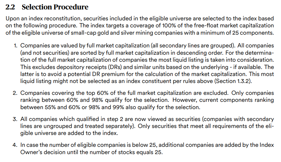 Seleksi Saham Baru : GDXJ
Berbeda dengan GDX yang review tiap kuartal, GDXJ hanya review di Maret da...