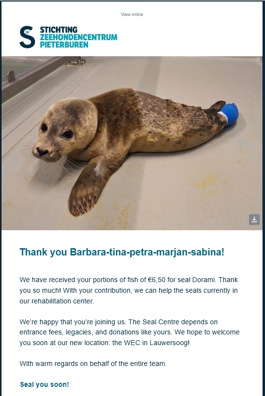 SabinaStrn78937's tweet photo. Thanks to my wonderful colleagues at work, Dorami and Nala got to enjoy a tasty portion of fish. 🥰🦭 https://t.co/nVHoqbmpLs