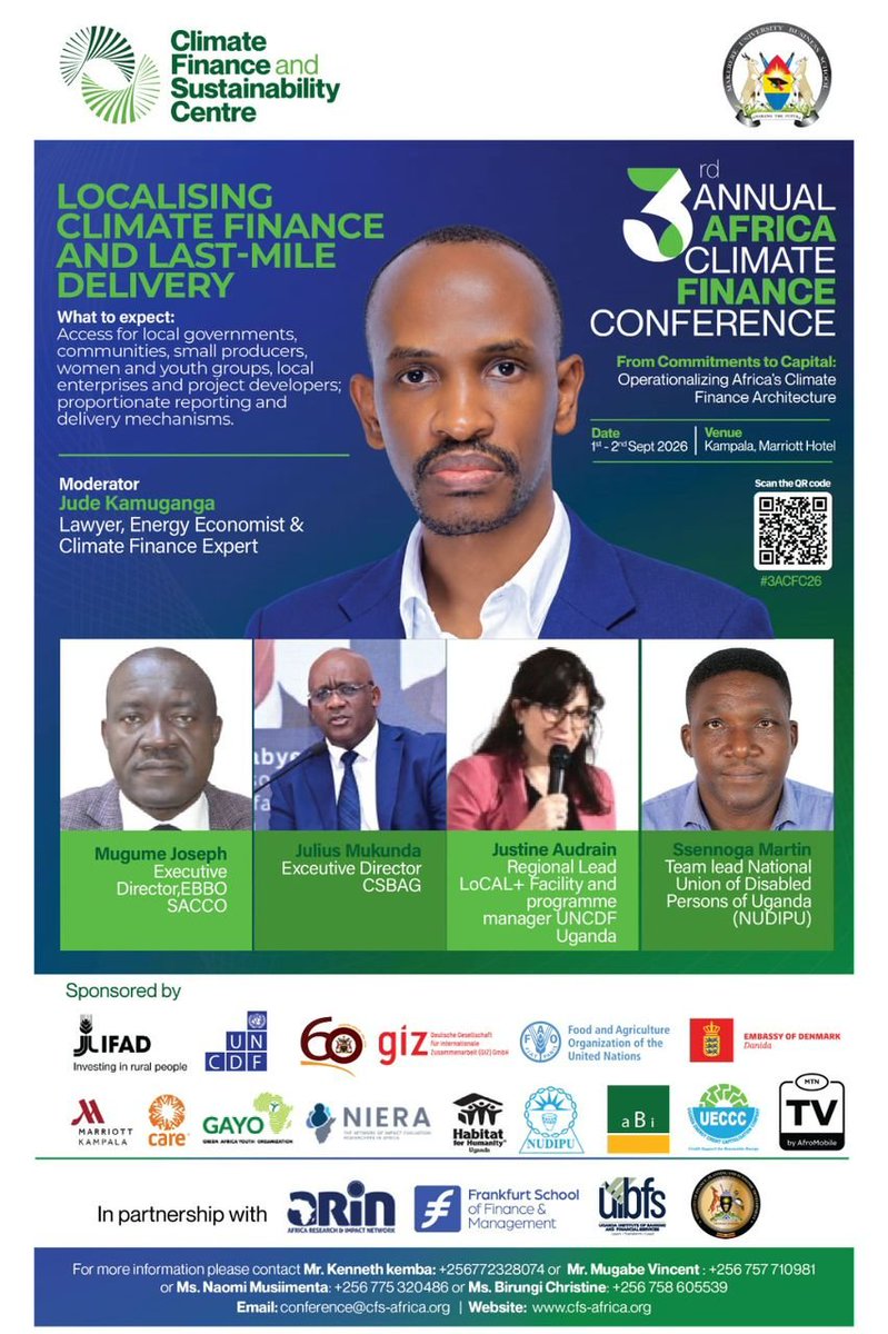 IdiwaNgo's tweet photo. 📍 Day 2 | Africa Climate Finance Conference at Marriot Hotel.

As IDIWA, we have taken keen interest in today’s breakout session on "localizing climate finance and strengthening last-mile delivery."

The discussion is exploring how climate finance can reach districts, local communities, and vulnerable groups.

For IDIWA, this is critical to ensuring that climate finance is accessible, inclusive, and responsive to the realities of women and girls with disabilities, who are often among those most affected by climate change yet face barriers to accessing climate resources.

#AfricaClimateFinanceConference #ClimateFinance #ClimateJustice #DisabilityInclusion