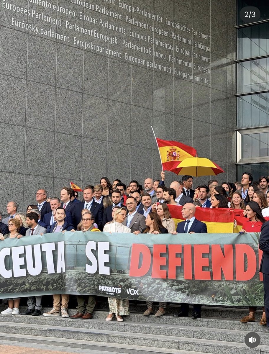 PatriotsEP's tweet photo. Defend Ceuta. 
Defend Europe. https://t.co/TlBAHUtH7p