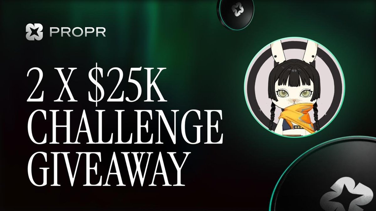 0xoldboy's tweet photo. Think you can pass a $25K challenge? 👀

I’m giving away 2x $25K Challenges

To enter:
✅ Follow @ProprXYZ
❤️ Like + RT &amp; tag a friend
💰 Buy at least one Challenge from Propr (any type)
🔗 Create your account: https://t.co/GVKtZBtoJY

⏳ 48 HOURS ONLY! https://t.co/DBRioj2pI9