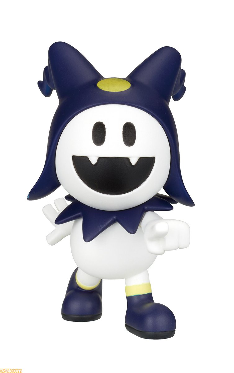 famitsu's tweet photo. 『真・女神転生』悪魔たちのボリュームたっぷりフィギュアがガチャに登場【9月下旬発売】
https://t.co/El0TJpLeID

ジャックフロスト、ジャックランタン、じゃあくフロスト、キングフロスト、シークレットの5種が高さ約45ミリ～というボリューム感のあるサイズで立体化。全部揃えたくなる……。 https://t.co/rI3fX9GiEi