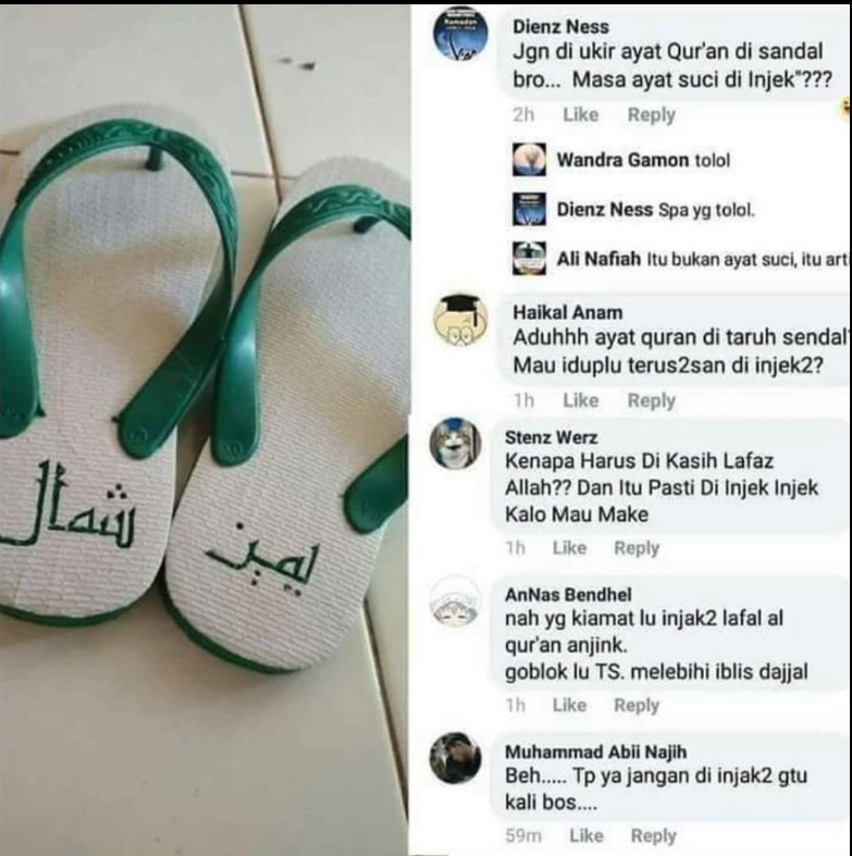 siscaantonia01's tweet photo. "kebodohan itu tidak ada batasnya"
kata "albert einstein"

tahukan agama mana yg IQ ny dibawah standar
#islam #muslim #arab #sandal #mabok #agama #penistaan #ahok #swallow https://t.co/F7kgKNhakI