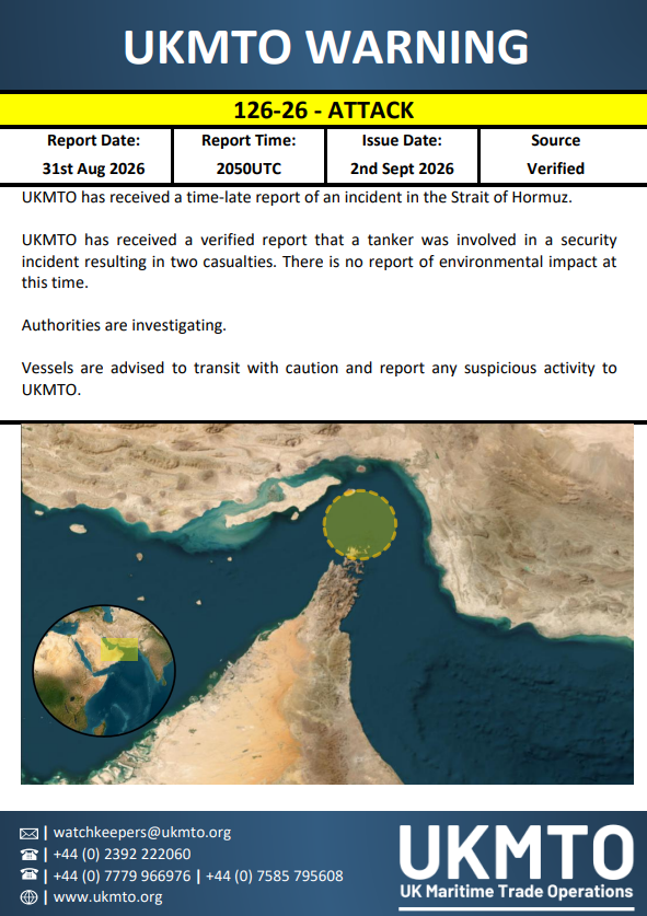 UKMTO WARNING 126-26