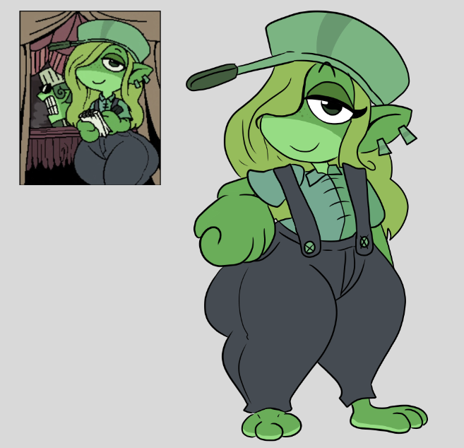 StrawberyChar's tweet photo. Mi esposa numero 6
#burgerkurger #shorstack #fanart #digitaldraw #lilithslair #Bellagarthquest #froglin #goblin https://t.co/p99NodERrm
