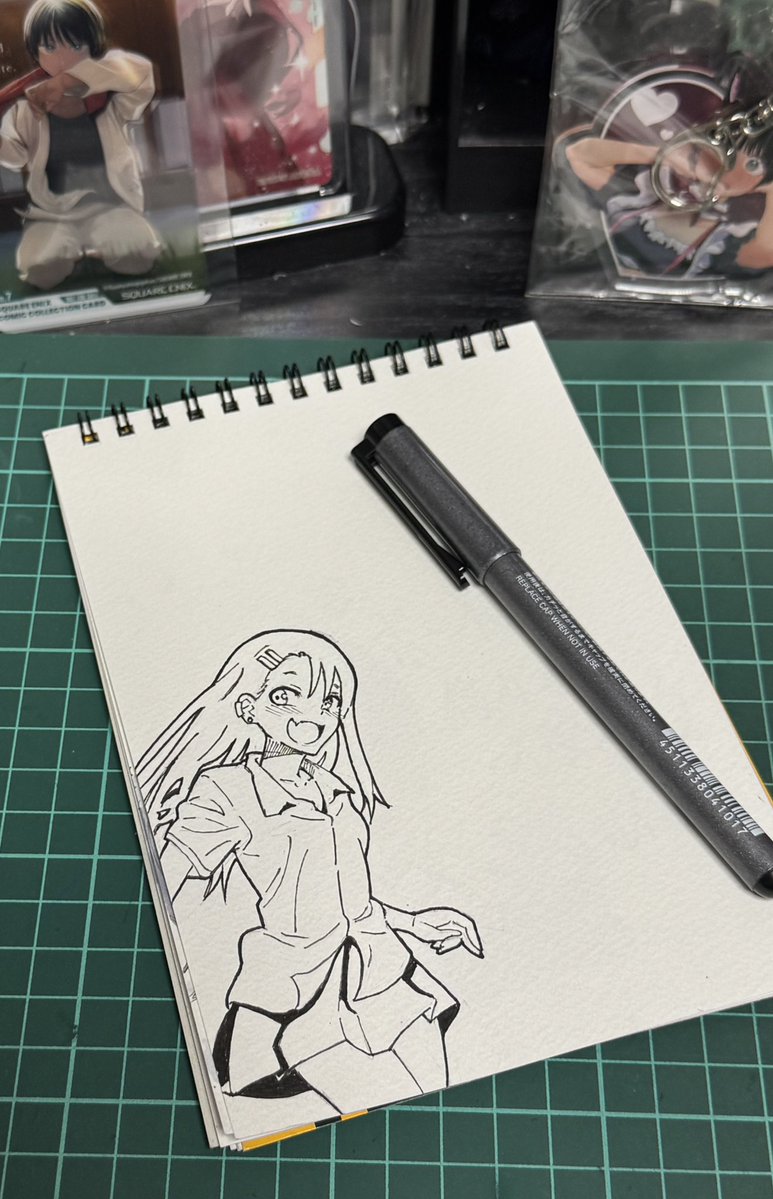 taqmin39's tweet photo. 今日は会議だったから、少し早く帰ってこられた😊
やっぱり絵を描いてると、ストレスが解消される☺️
#長瀞さん
#イジらないで長瀞さん https://t.co/nfaeaLg3eW