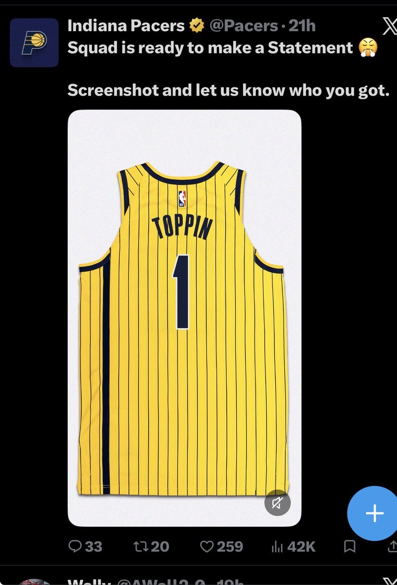 JDHazy's tweet photo. @Pacers My favorite player, ain’t nobody stoppin, Obi Toppin! https://t.co/8CGlqxuvtC
