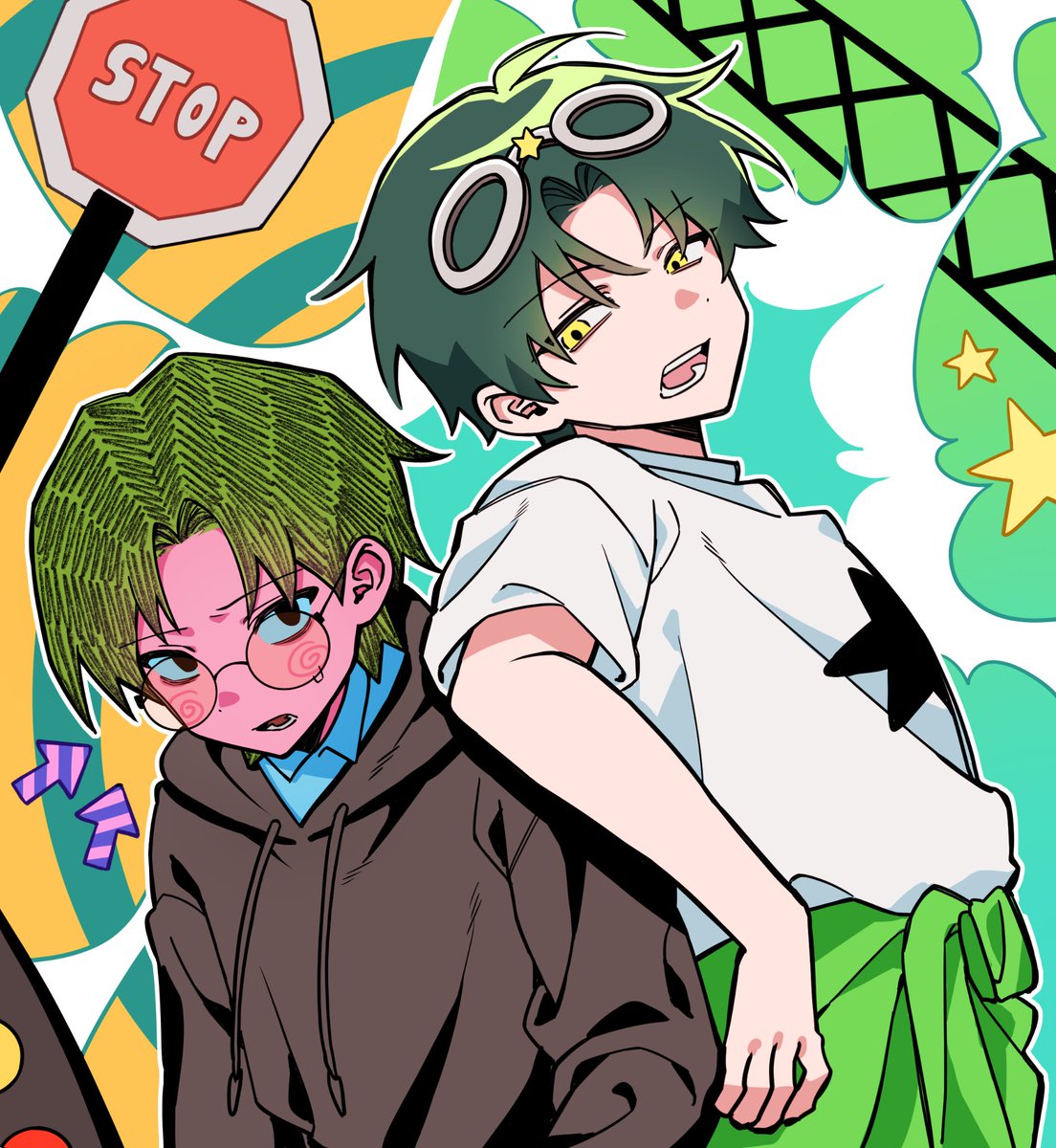 2D0_131's tweet photo. #natori_art 
⭐️🧠 https://t.co/j7lCkVFDki
