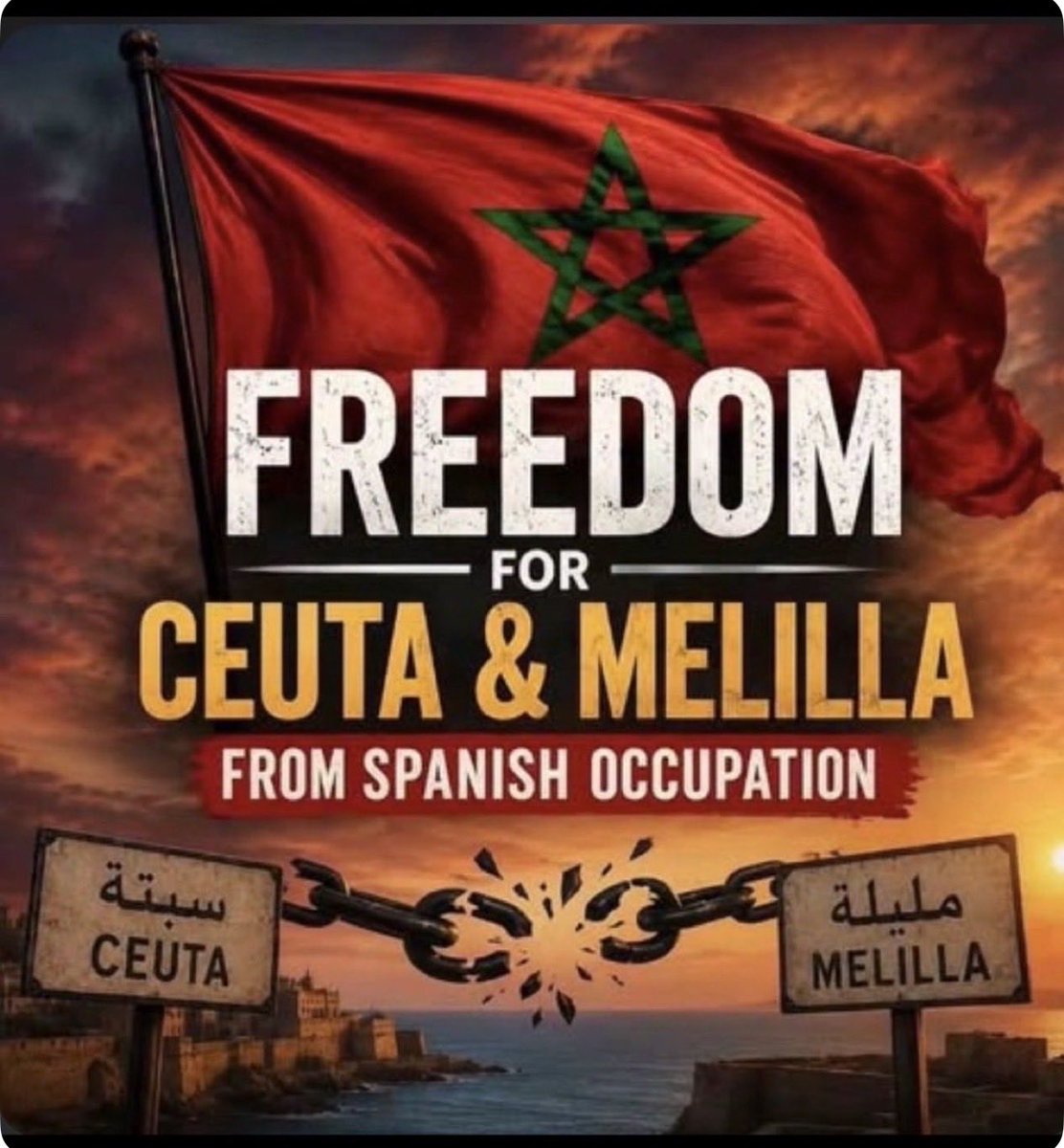GhaliaaMohammed's tweet photo. #FreeCeuta #FreeMelilla #CeutaYMelillaLibres #StopColonizaciónEspañola https://t.co/mdympttKYM
