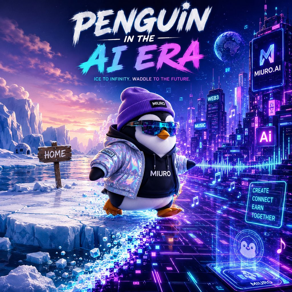 fadiix104's tweet photo. 🎵 The original music behind the MV:

Penguin in the AI Era 🐧

Created with @MiuroAI 

Listen to the original track here 👇

https://t.co/EGioN3eQBT

#OpenBeats #MIURO #AIMusic https://t.co/udNRIETV3H