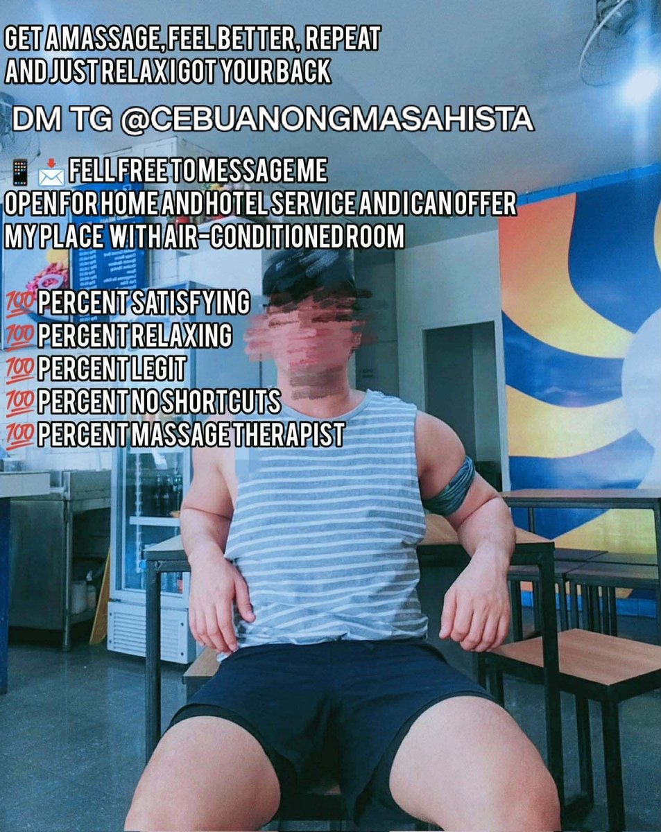 cebuanomasahsta's tweet photo. #altercebu #altermandaue #alterlapulapu #AlterCebuDad #alterph #alterpinoy #alterbagets #alternewbie #alterdumaguete #AlterManila #altergensan #cebumassage #cebumasahista #altermassage #cebumassage #cebumasahista #alterdumaguete
LEGIT CEBU MASAHISTA https://t.co/CbmHMOVfJV