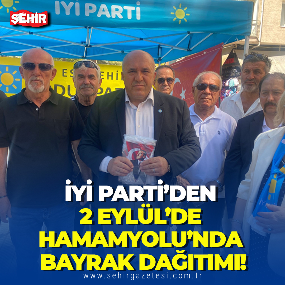 sehirgazetesi's tweet photo. İYİ Parti’den 2 Eylül’de Hamamyolu’nda bayrak dağıtımı! https://t.co/3DnNbaumj3
#eskişehir #iyiparti https://t.co/exxWic85x3