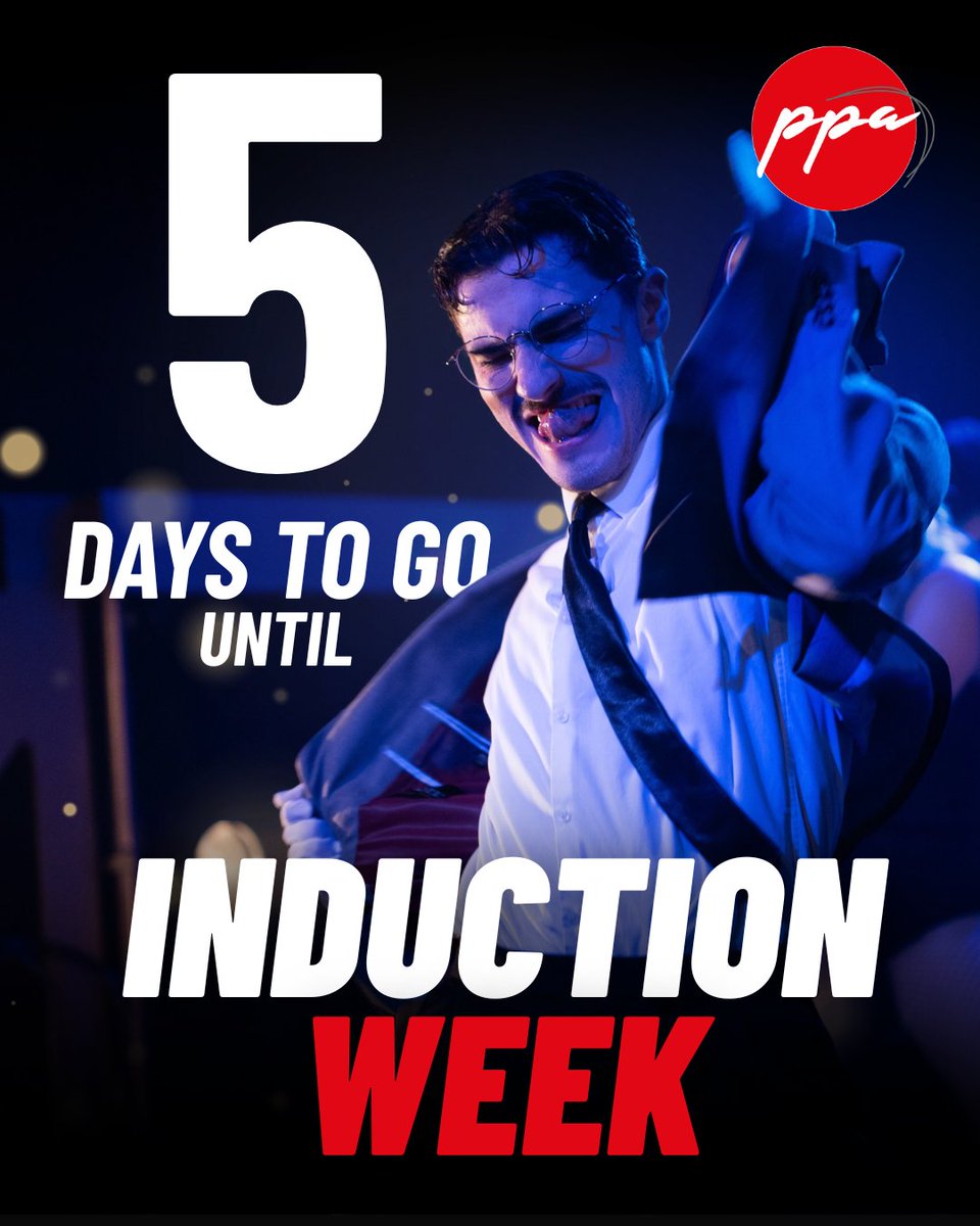 PPAcademyUK's tweet photo. 5 DAYS TO GO until Induction Week at PPA! ✨

We cannot wait to welcome all of our new and current students back to PPA! Preparations are underway for an exciting first week. 🎭

#PPAPlacetobe #MusicalTheatre #Acting #Singing #DramaSchool https://t.co/aHqBfpDfLn